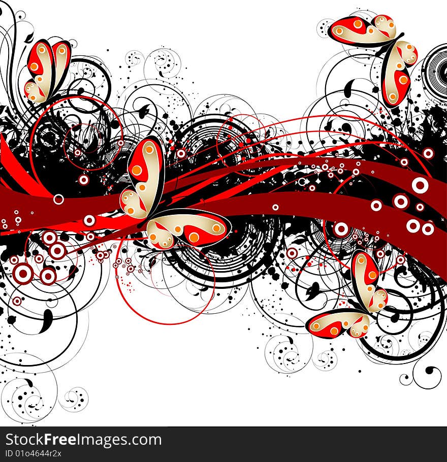 Floral Abstract Background