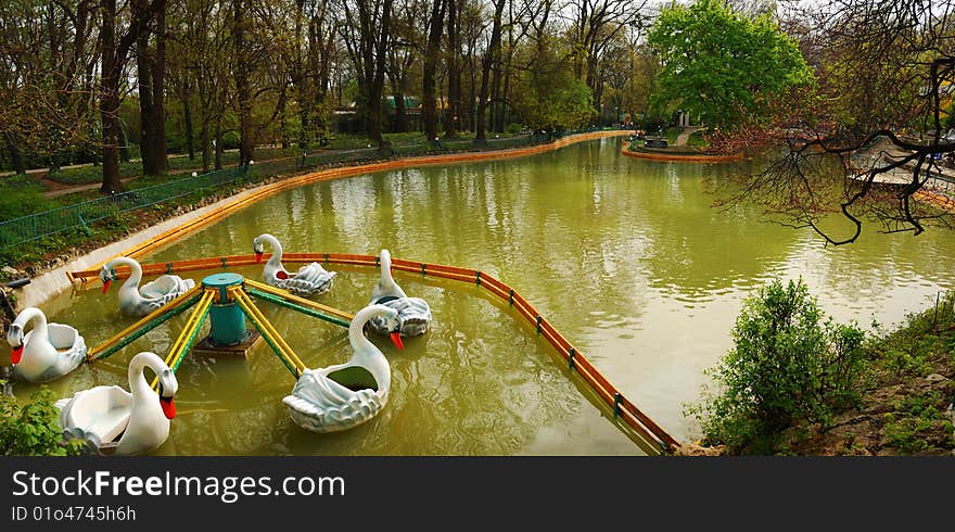 Lake in the park