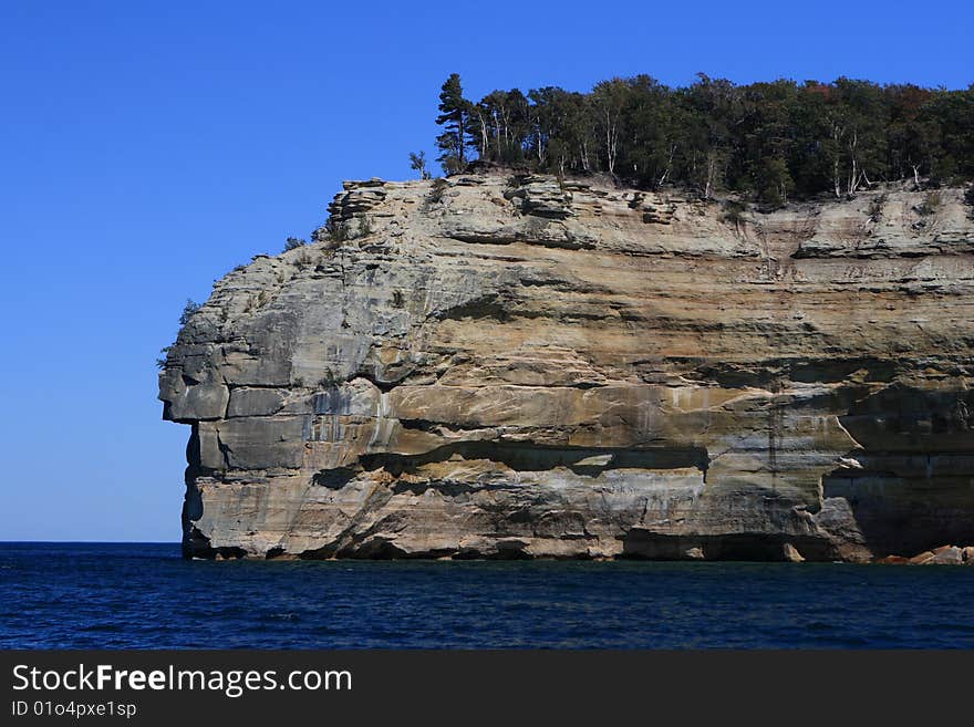 Pictured Rocks, Indian Head Rock