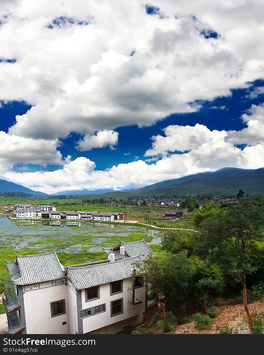 Scenery Landscape Near Lijiang City