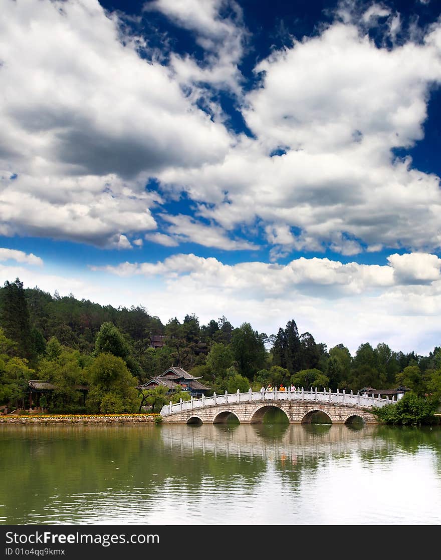 A scenery park near Lijiang