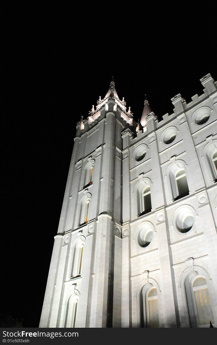 A mormon temple of modern day. A mormon temple of modern day