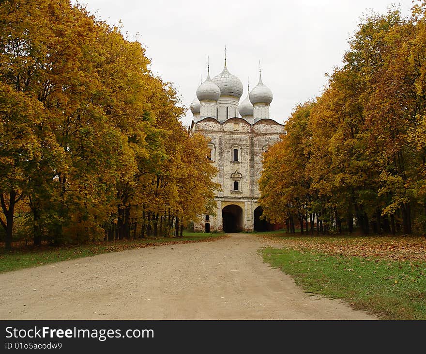 Monastery in Russia not far from Moscow. Monastery in Russia not far from Moscow