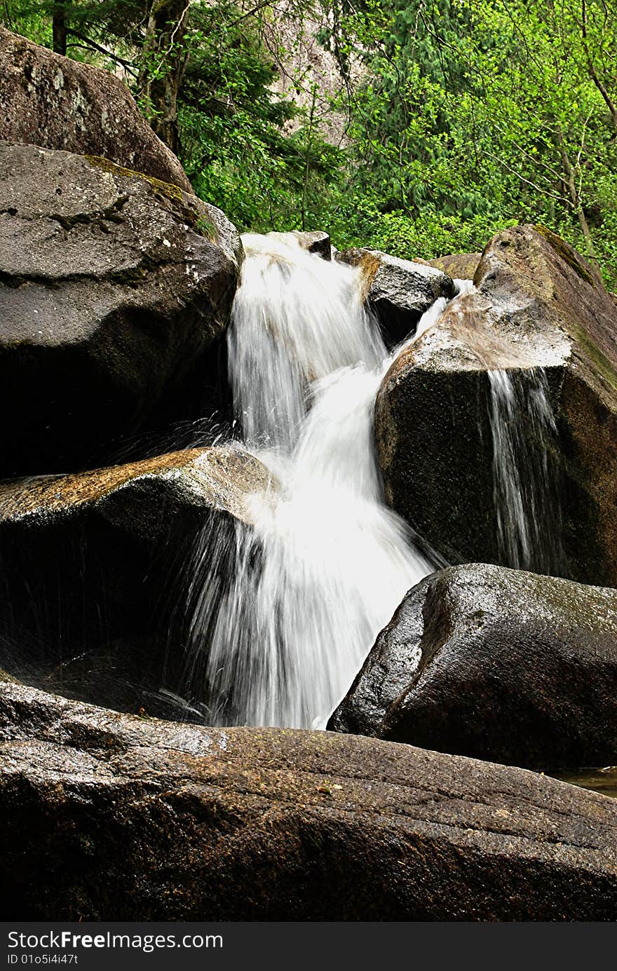 Small waterfall in the BC