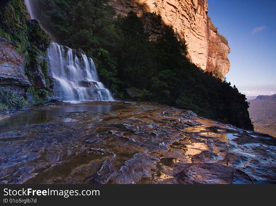 Mountain Waterfall