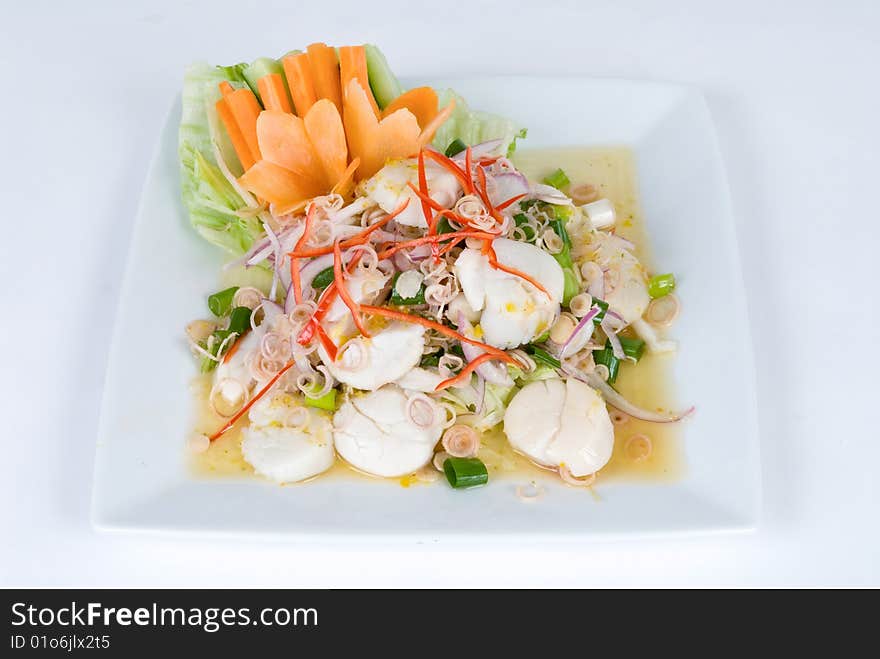 Fresh Scallop Salad