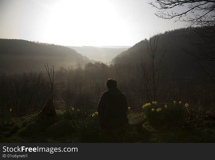 Man At Sunrise