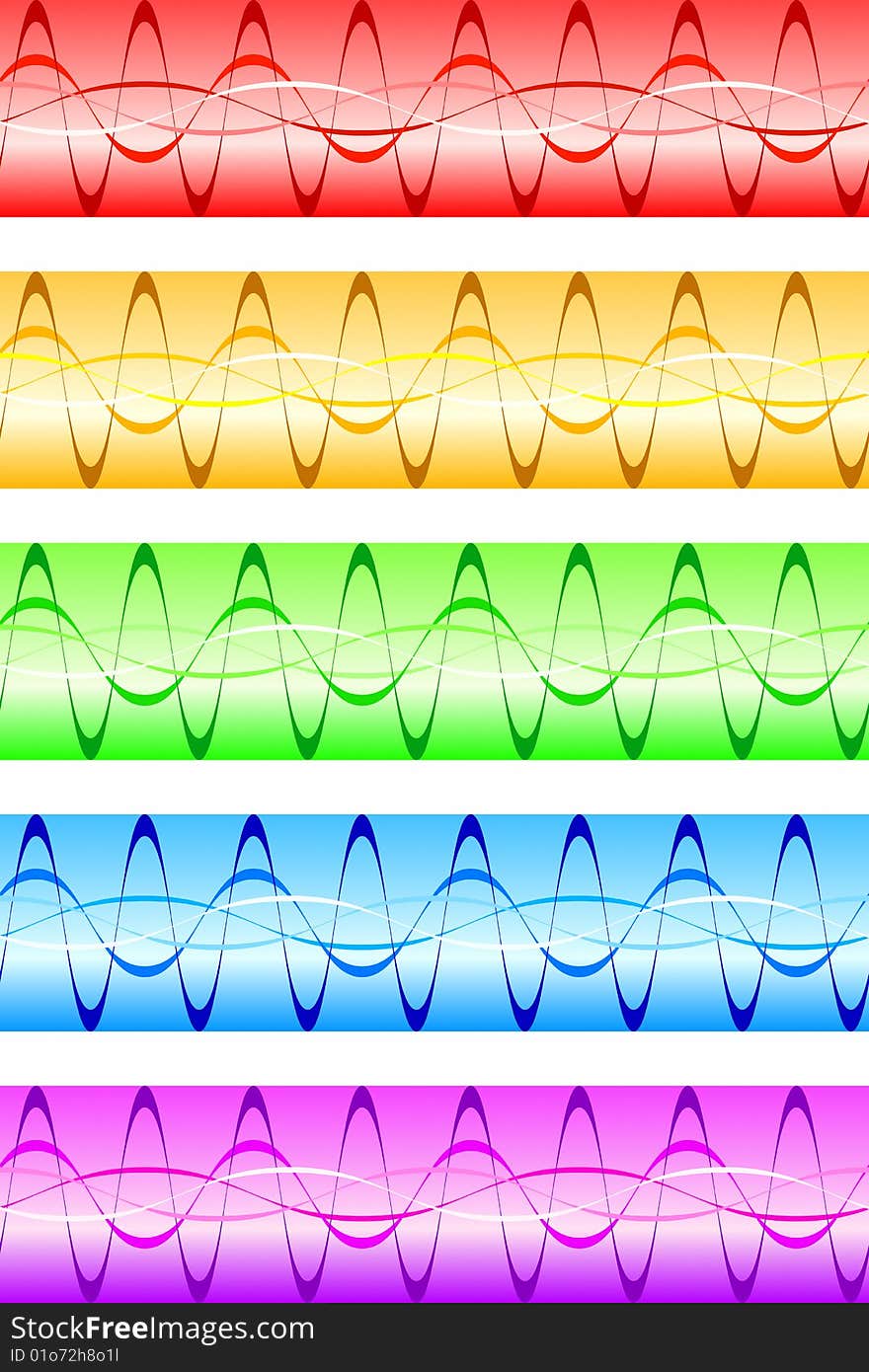 Five Function Diagrams (seamless in horizontal direction)