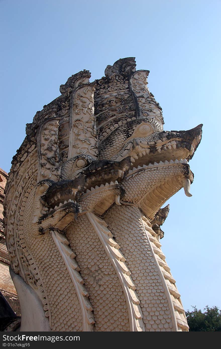 Dragon statue in Thailand