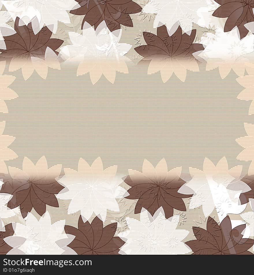 Beautiful background made of white and brown flowers. Beautiful background made of white and brown flowers