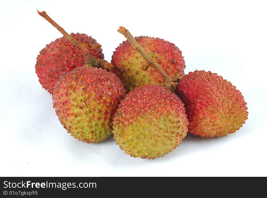 The litchi, the characterized fruit in China.