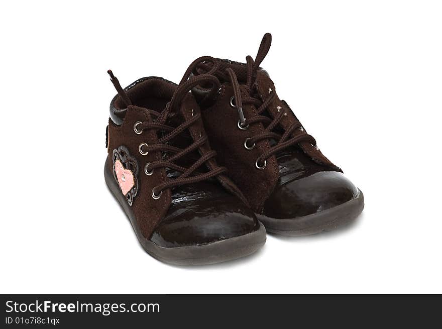 Photo of brown baby boots