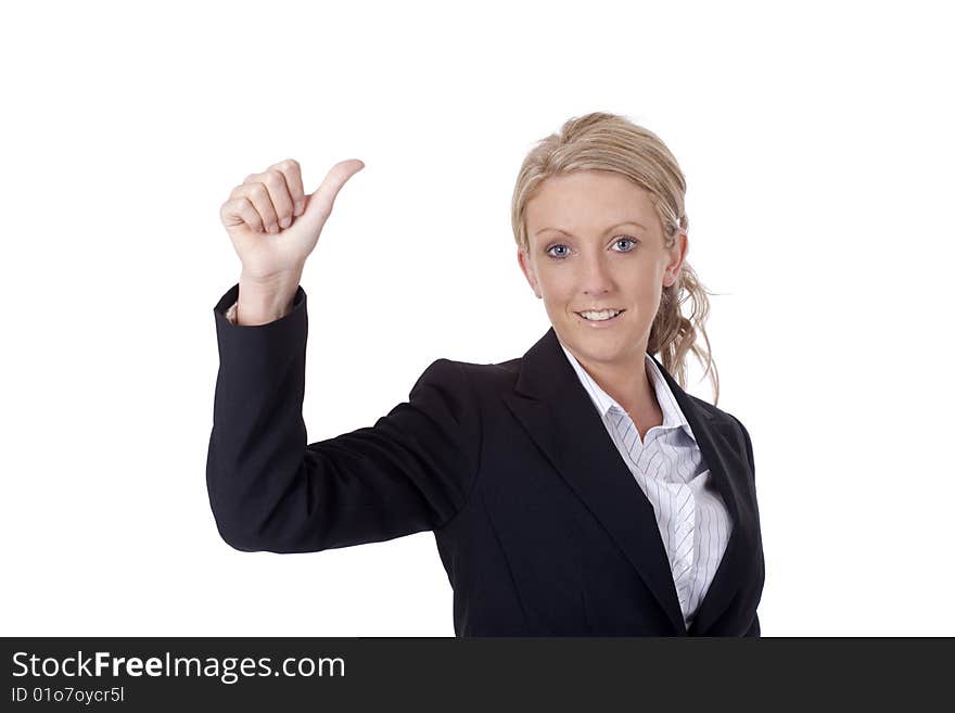 Businesswoman Thumb Up