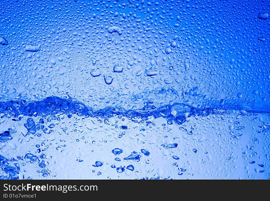 Background with water bubbles.Creative background