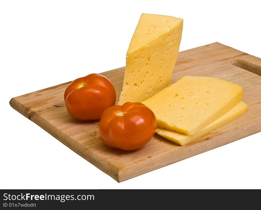 Cheese and tomatoes