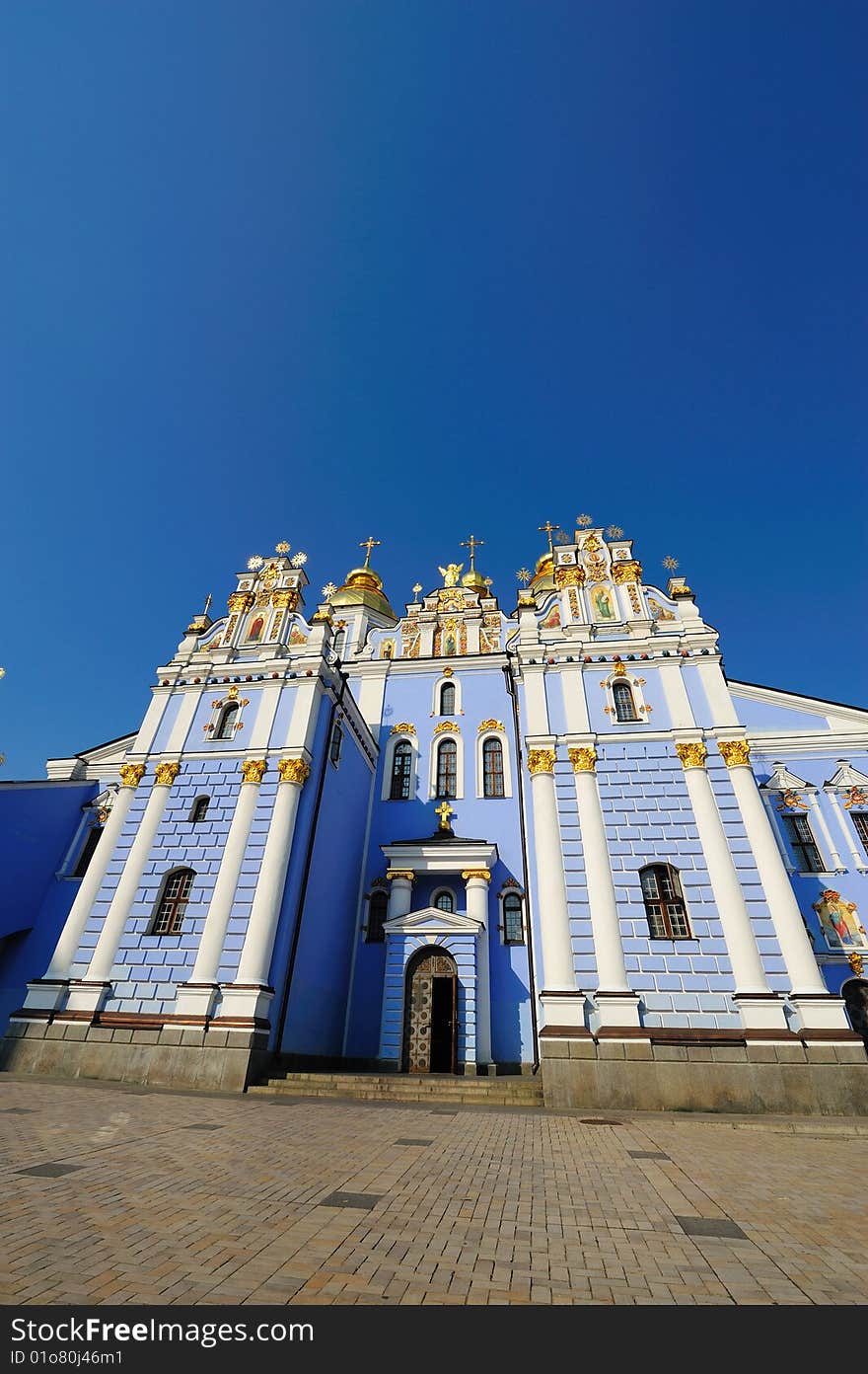 Renovated cathedral of saint Michail in Kiev