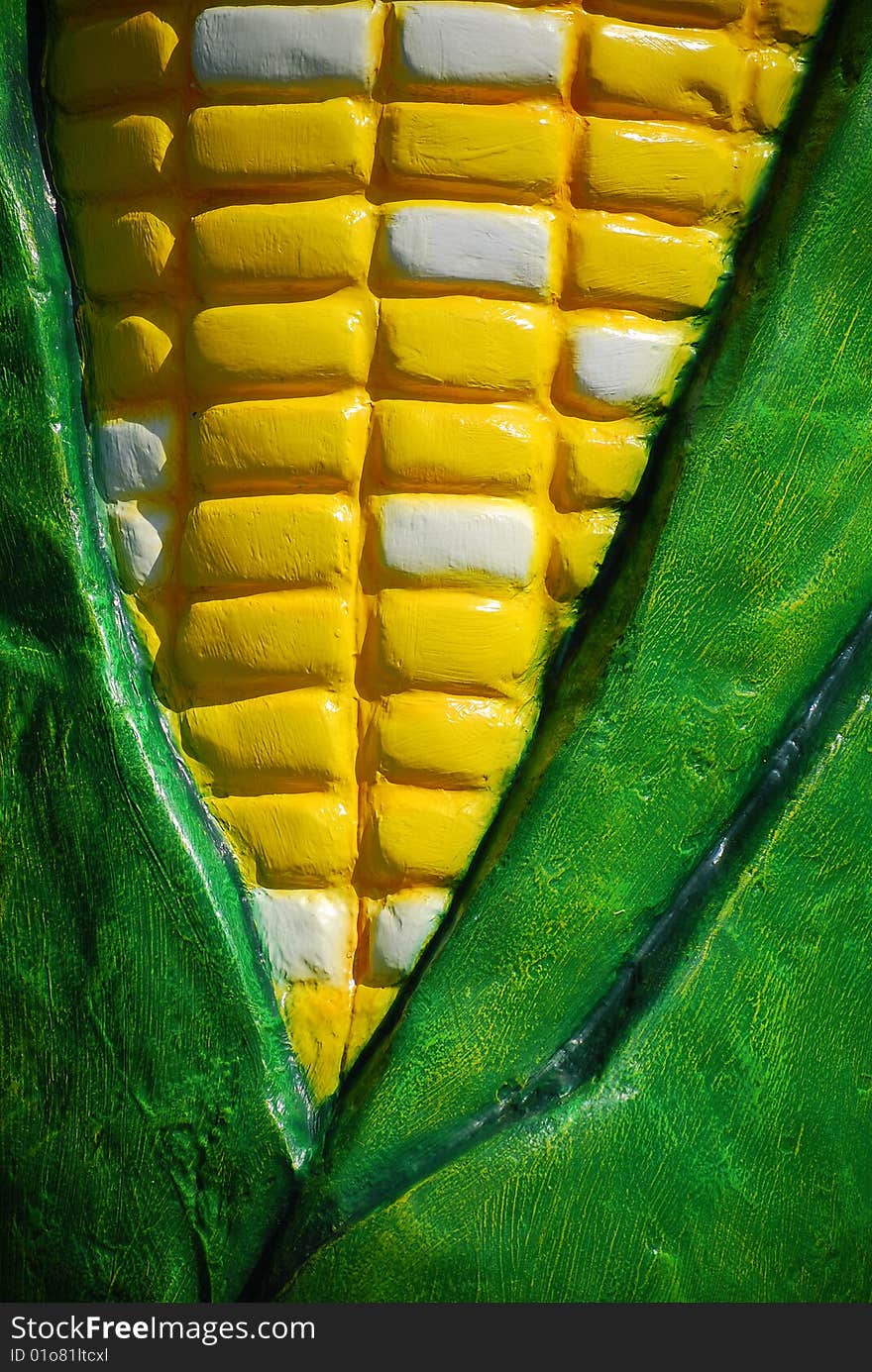 Close up of corn on the cob. Close up of corn on the cob