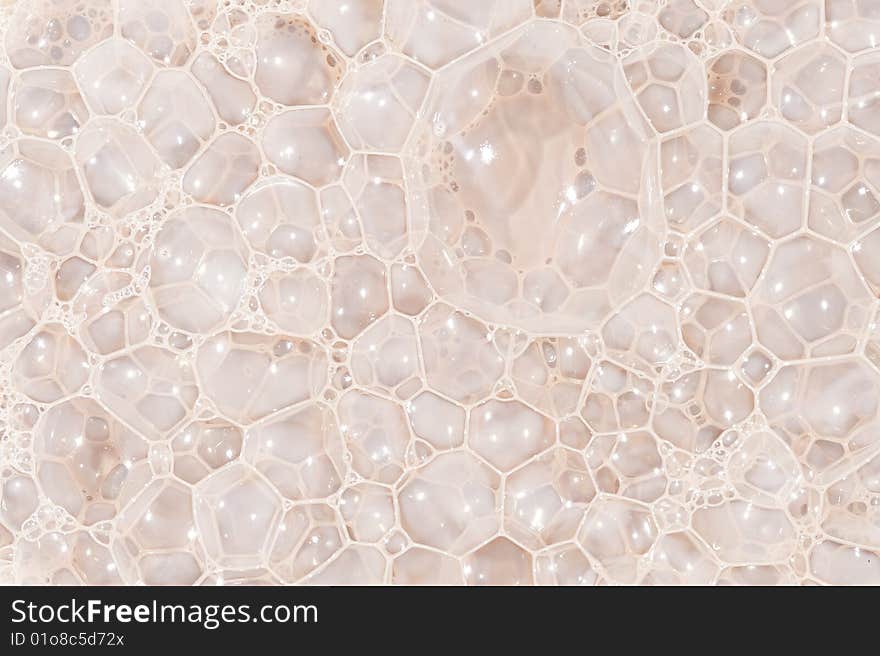 Background cocoa bubbles.milk bubbles