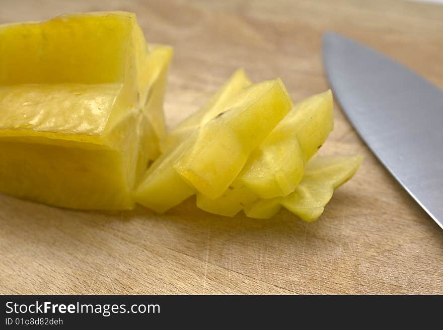 Sliced Starfruit