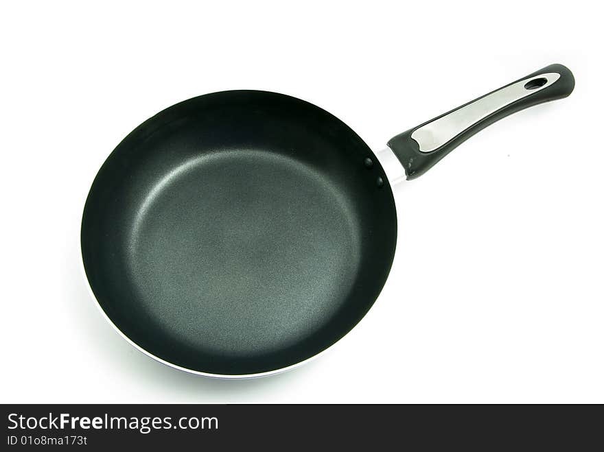 Frying pan isolated over white background