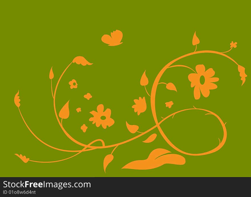 Vector illustration of funky abstract beautiful flower. Vector illustration of funky abstract beautiful flower.