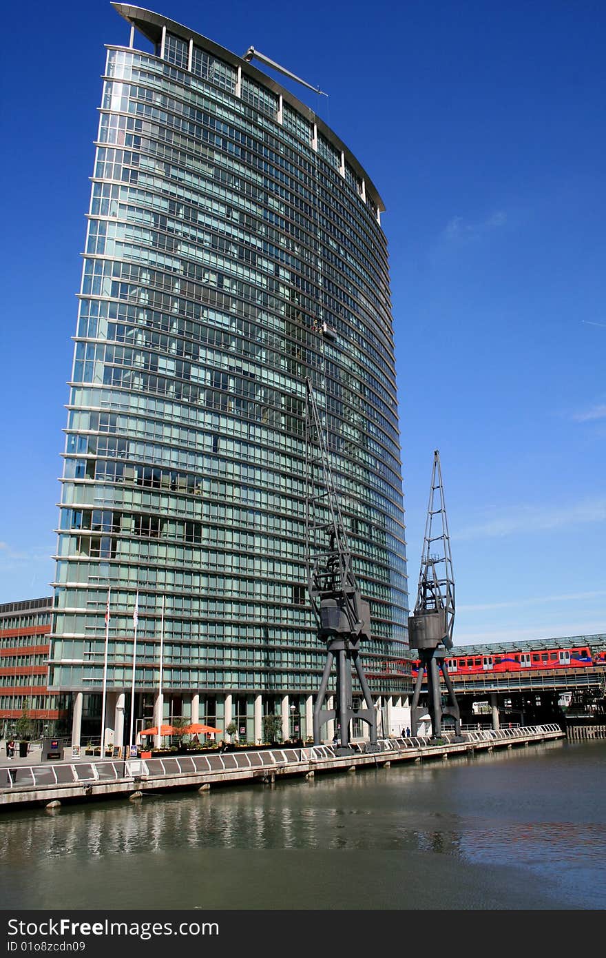 Docklands in London - Westferry, London, United Kingdom