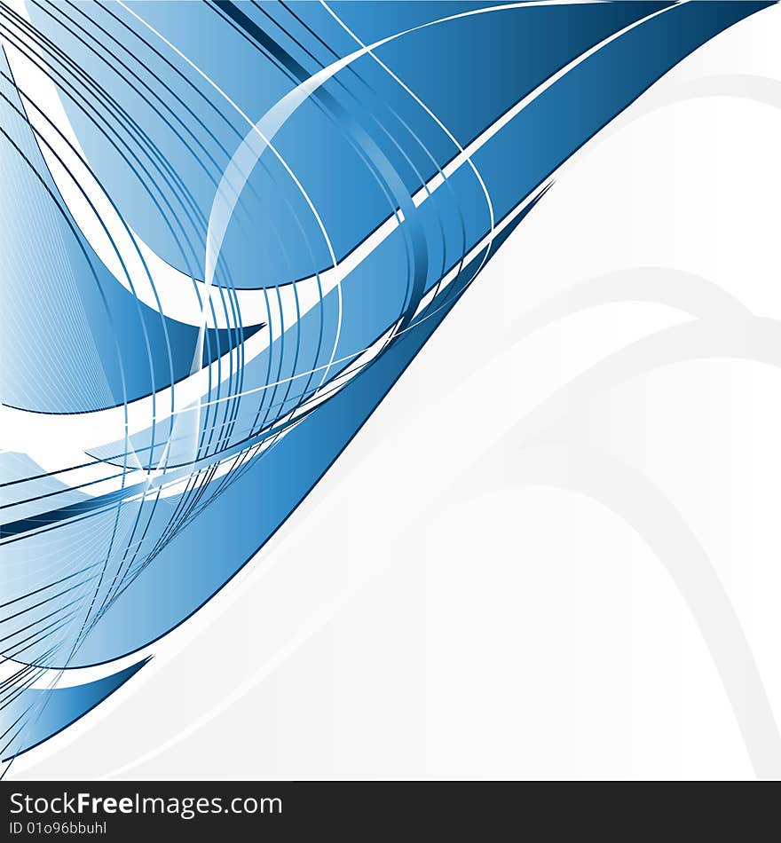 Abstract vector backdrop with wavy lines and copy space. Abstract vector backdrop with wavy lines and copy space