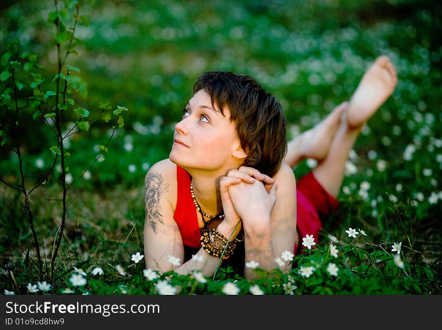 Resting On The Grass