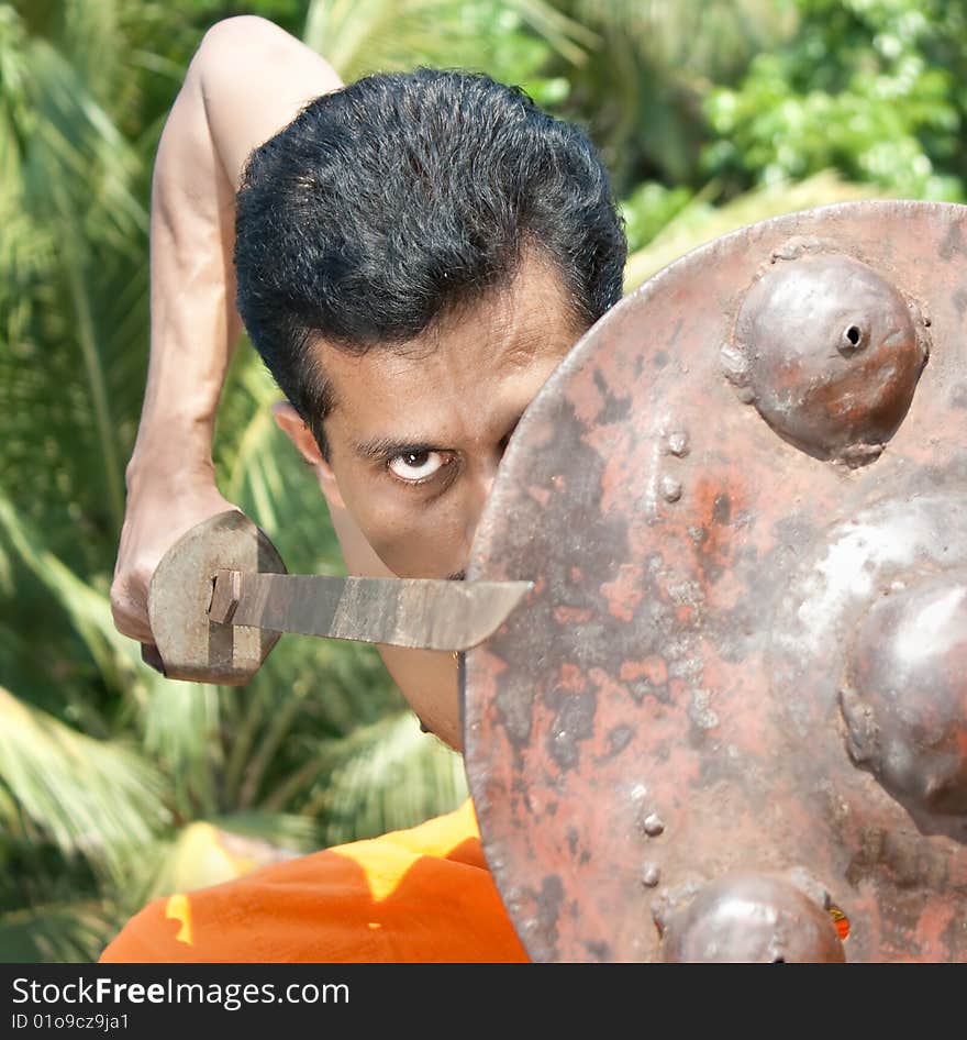 Kalarippayat, indian ancient martial art of Kerala, India