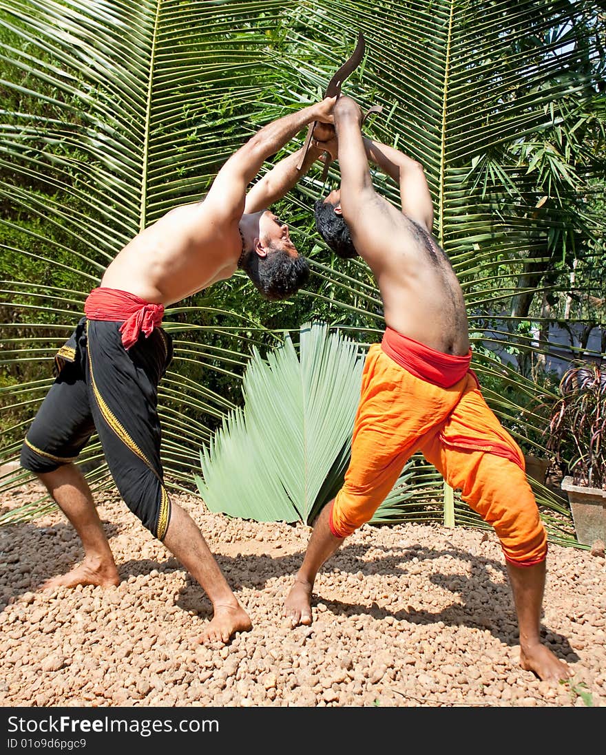 Kalarippayat, indian ancient martial art of Kerala, India