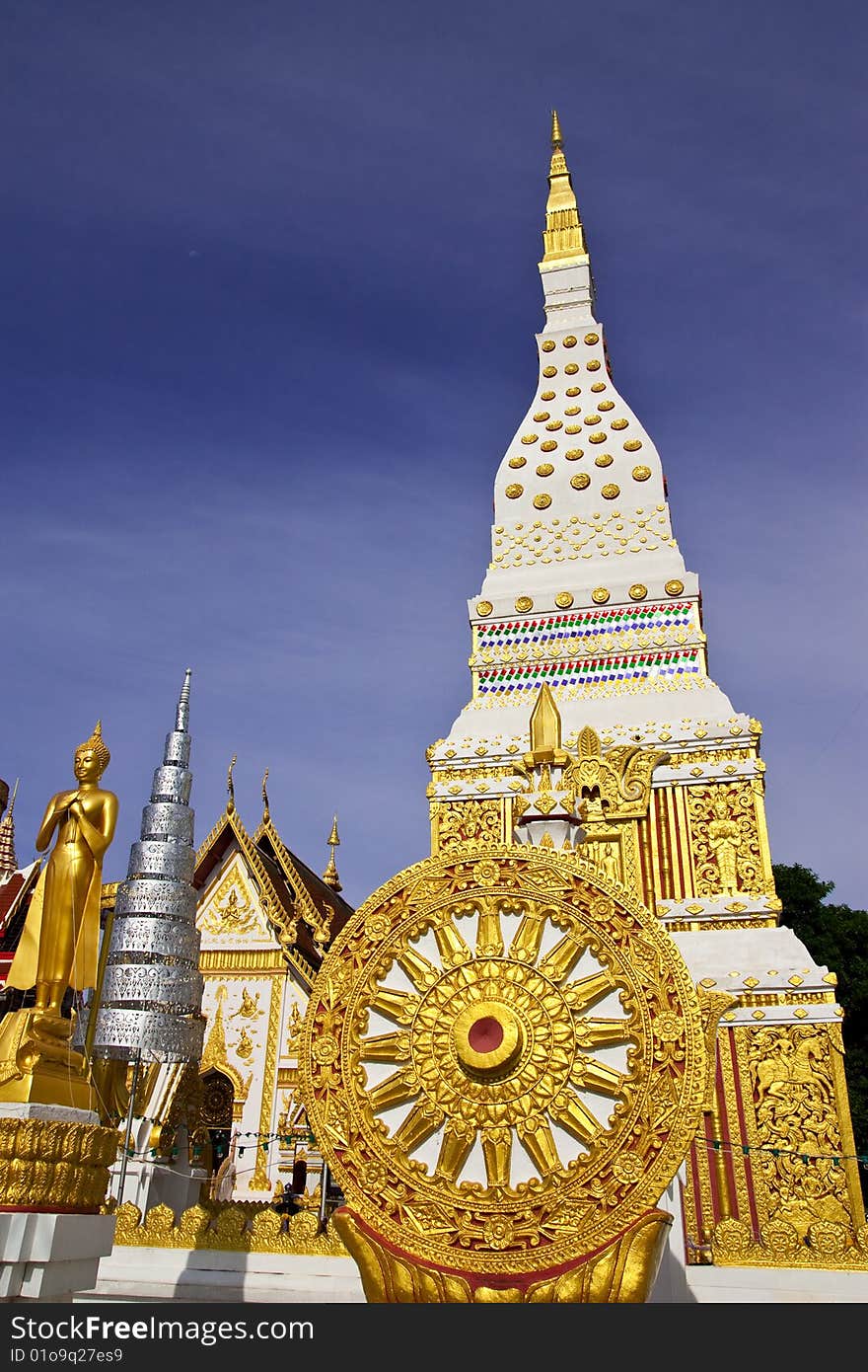 Famous pagoda in northeast of Thailand