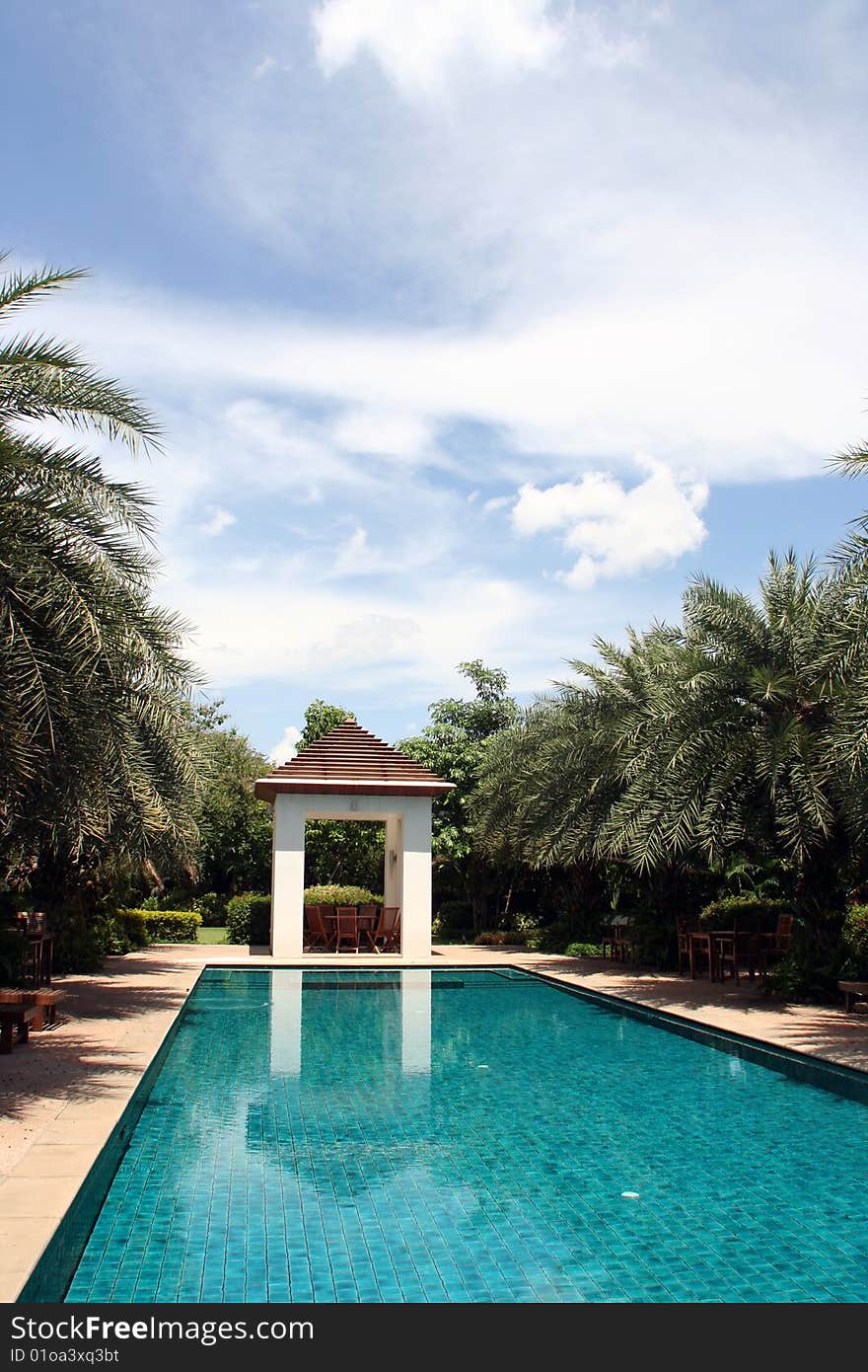 Oriental Style Swimming Pool