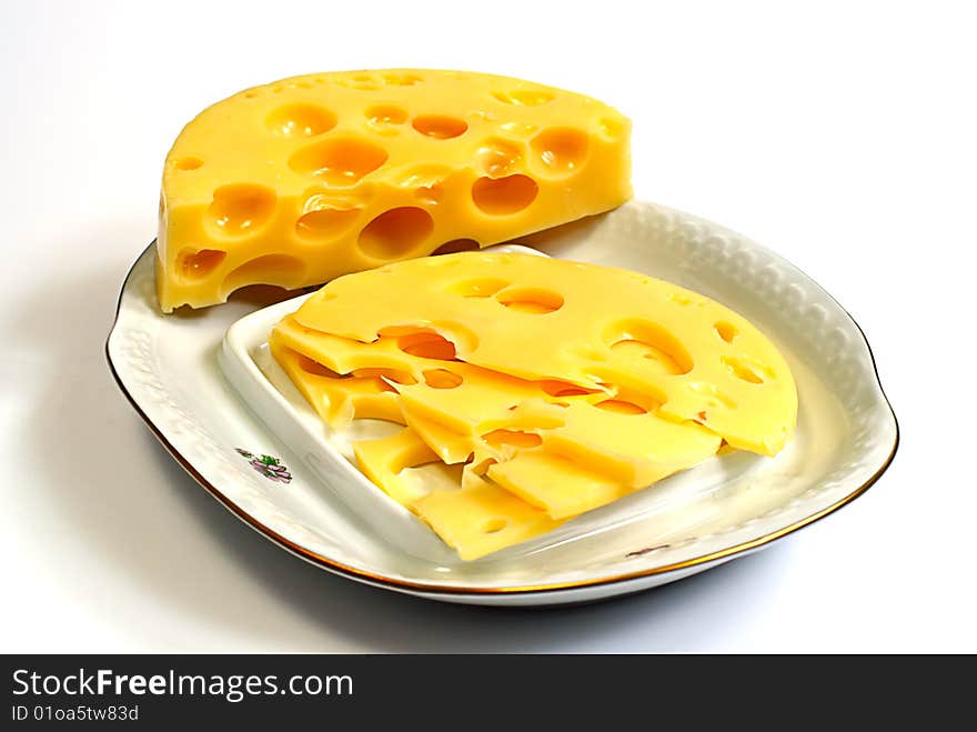 Cheese On Plate