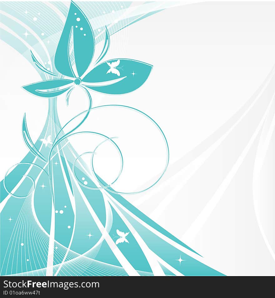 Floral Fairy Background