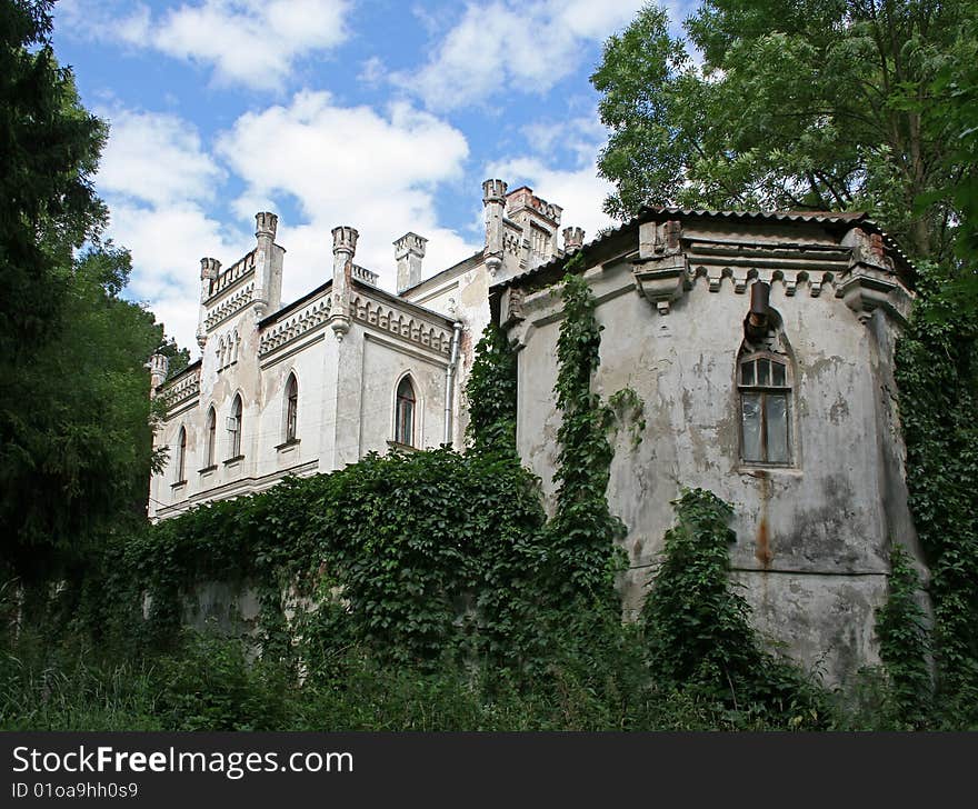 One of german castle building for workers