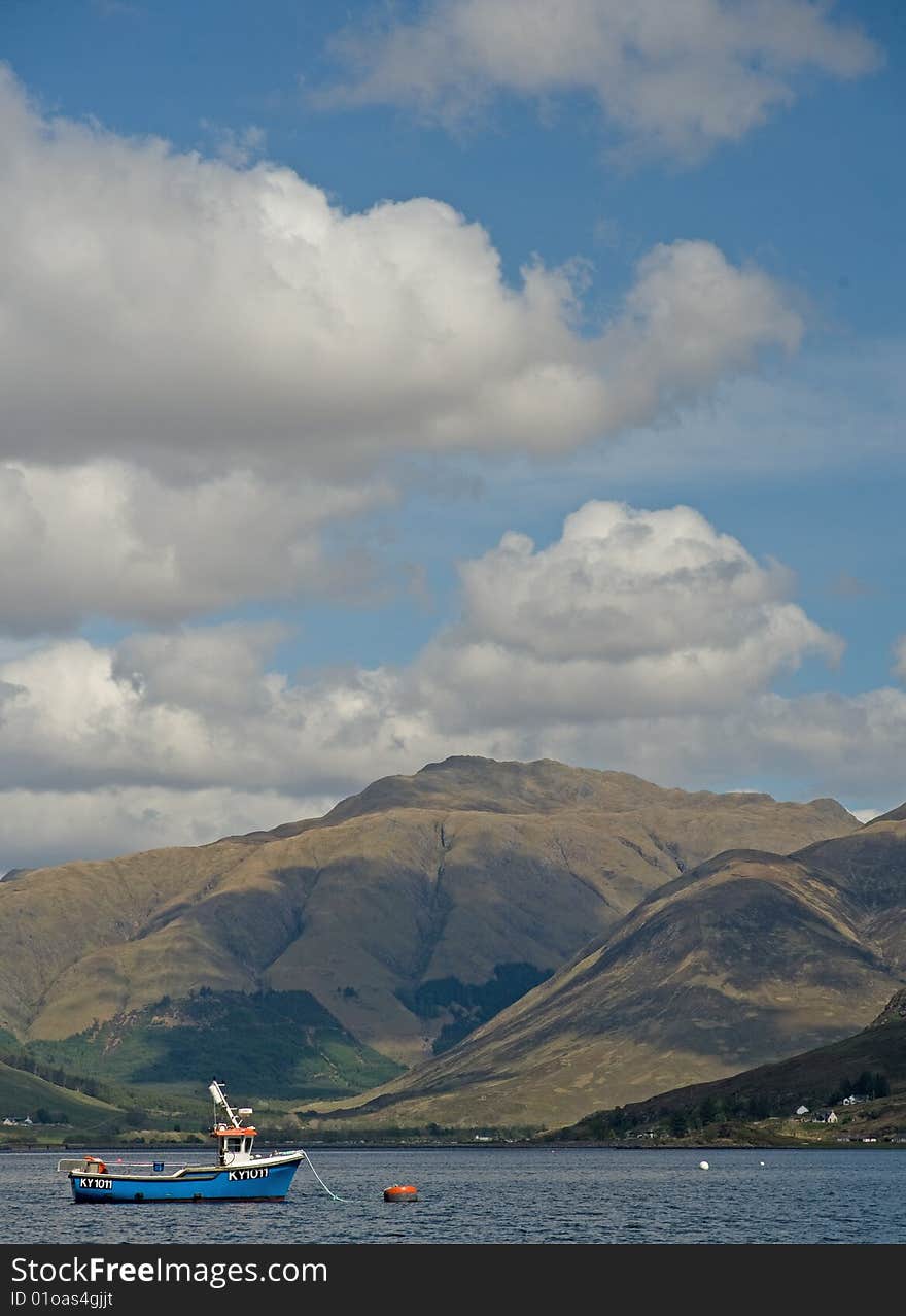 Boat On Loch Duich.