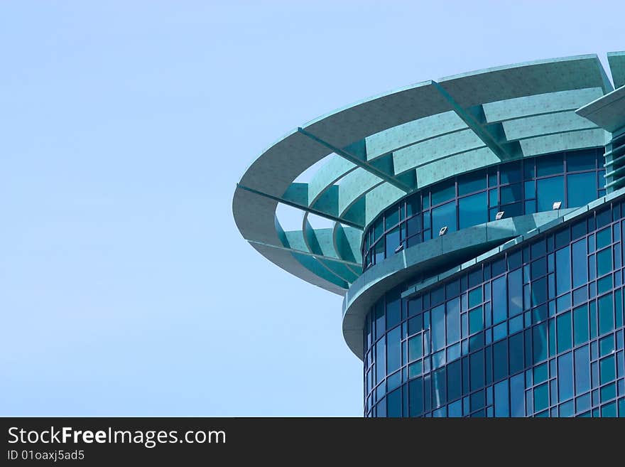 Modern architecture and blue sky