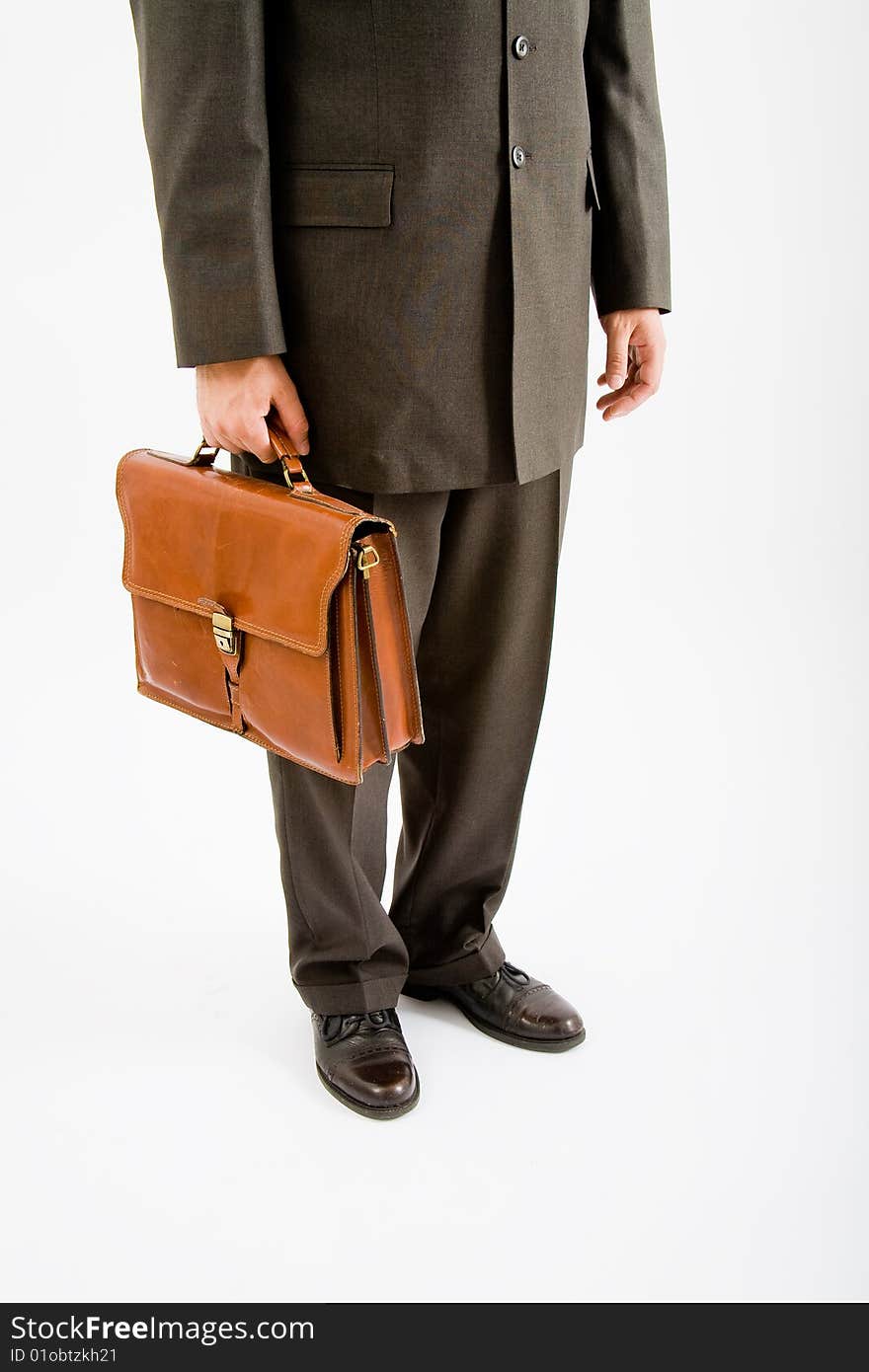 Business man suite and bag