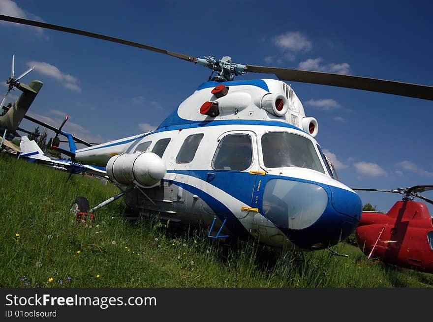 Exhibit of museum of aviation . Kiev,Ukraine (Malorussia)