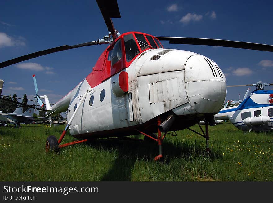 Exhibit of museum of aviation . Kiev,Ukraine (Malorussia)