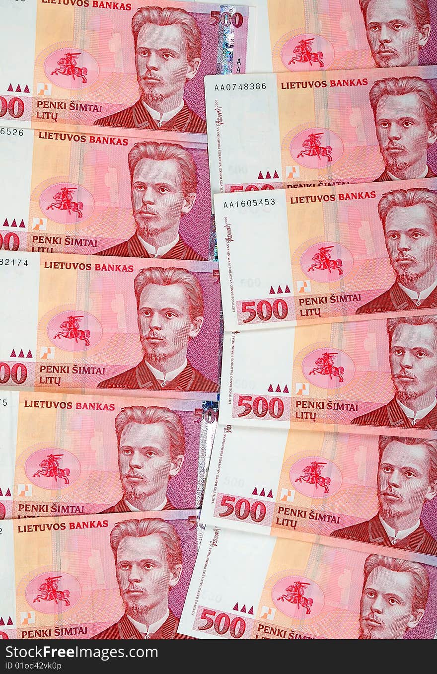 Lithuanian banknote