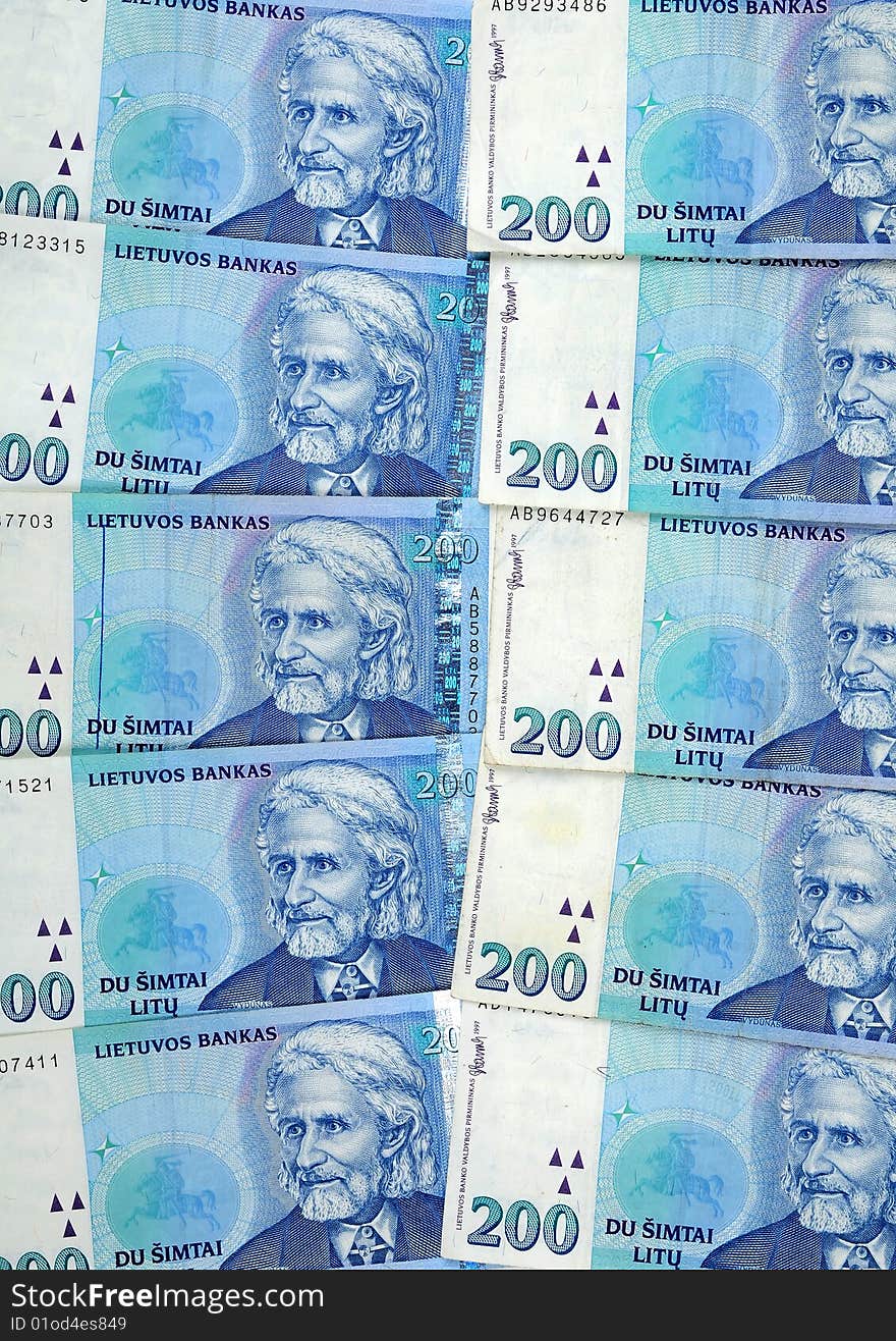 Lithuanian Banknote