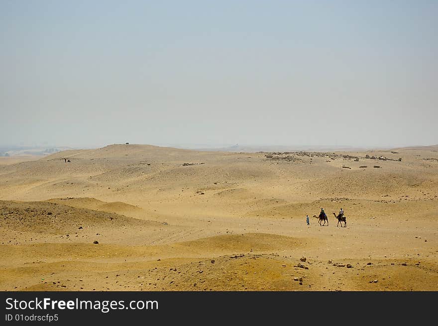 The Egyptian desert