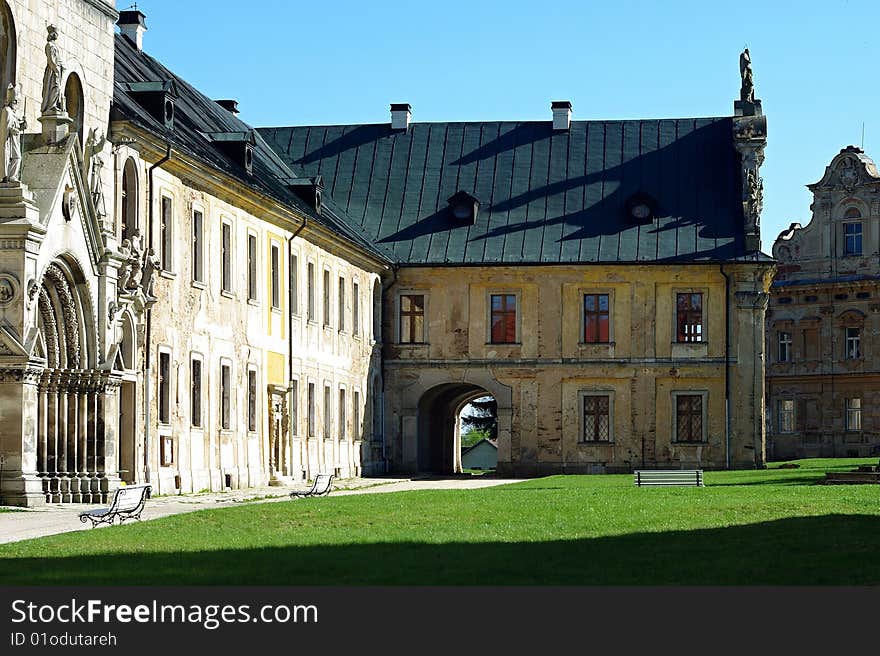 The main building complex of the monastery.