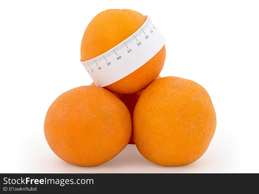 Orange fruits on the background. Orange fruits on the background