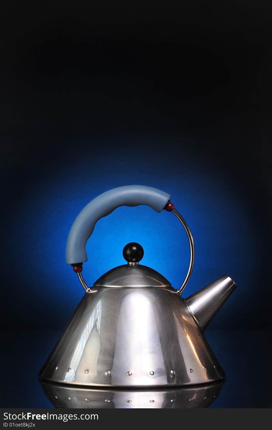 Modern Silver Tea Kettle