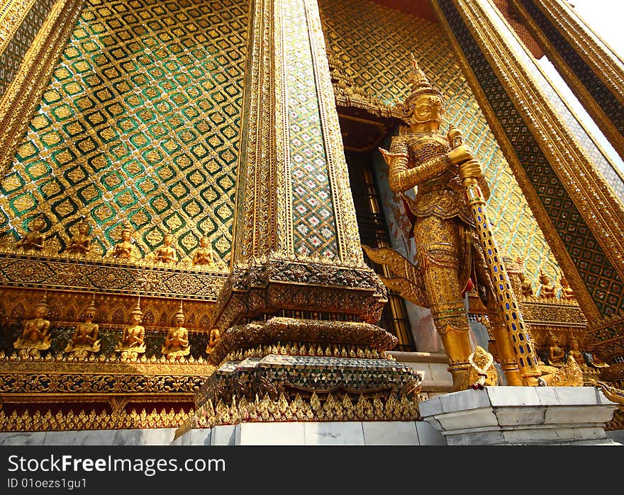 Sculpture in the grand palace. Sculpture in the grand palace