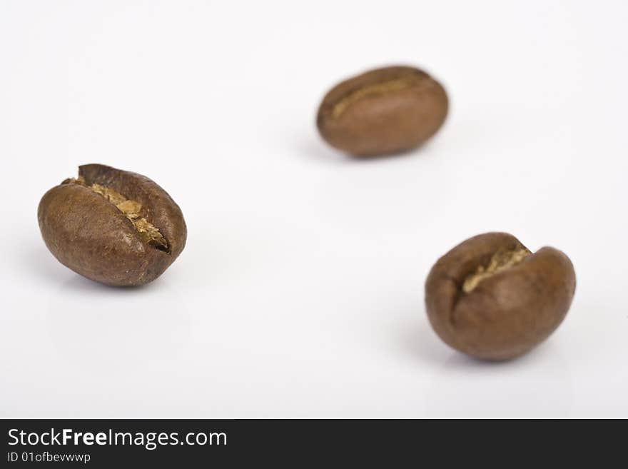 3 Coffee Grains Macro