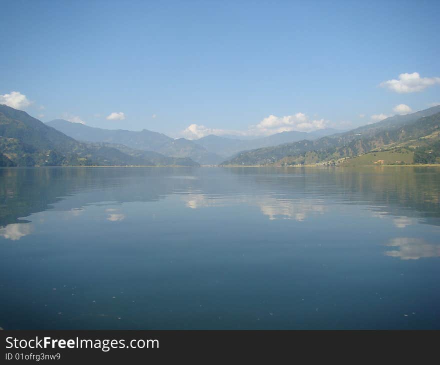 Nature lake sky and mirrow. Nature lake sky and mirrow