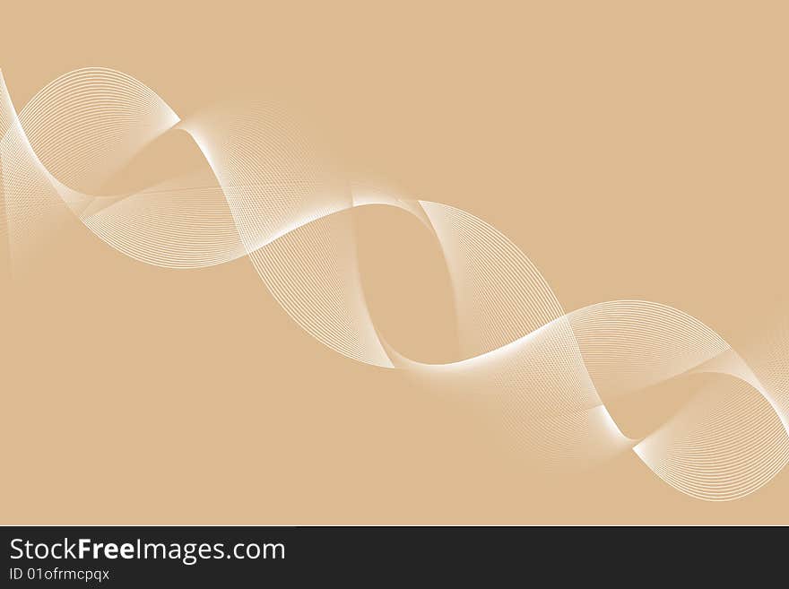 Abstract wavy background, vector illustration